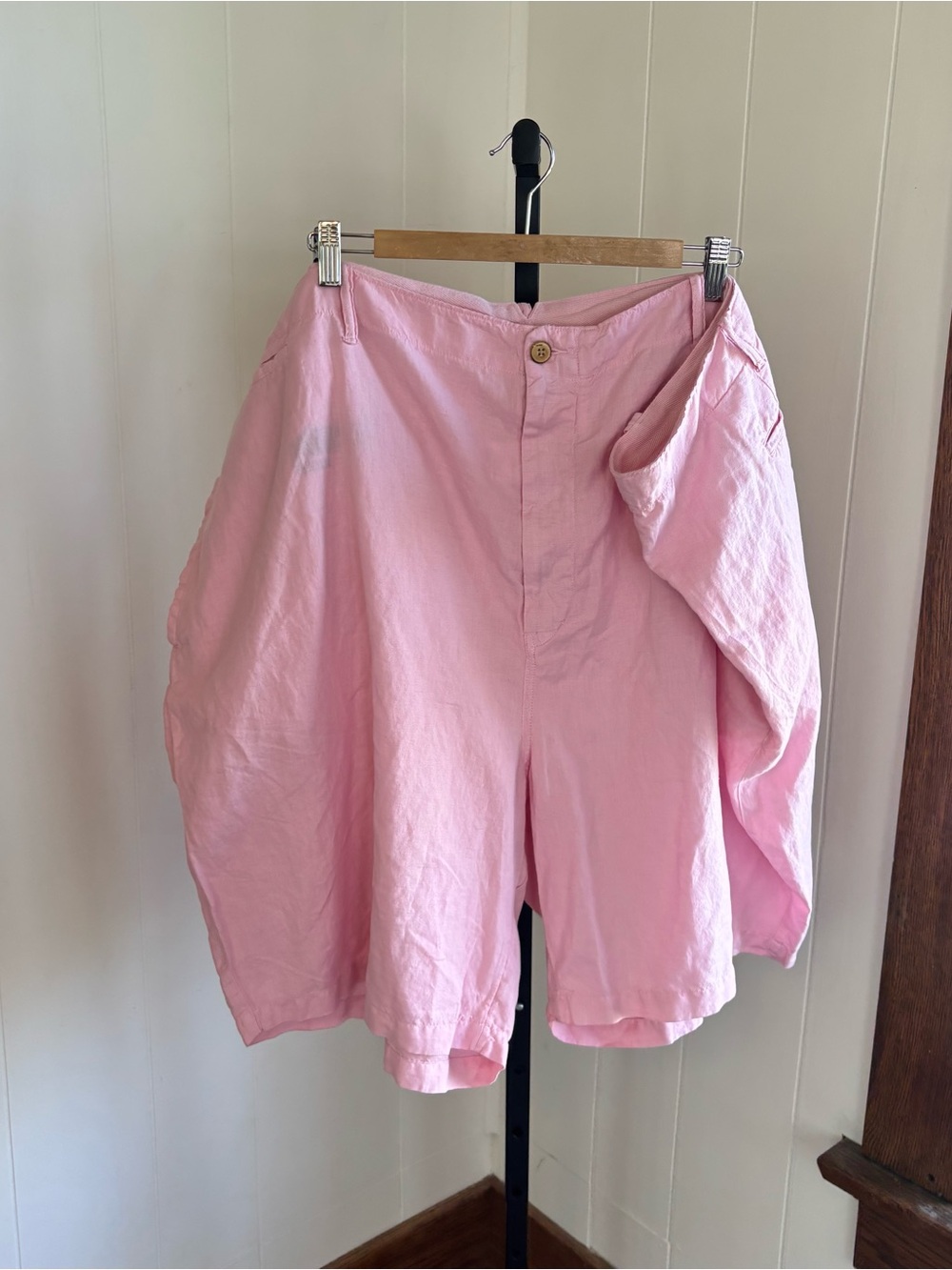 Polo Ralph Lauren Classic Fit Linen Cotton Shorts Pink Men’s 58B NWT